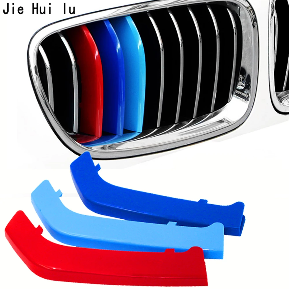

Наклейки на переднюю решетку автомобиля, 3 шт., для BMW E46, E60, E84, E90, F16, F30, F34, E92, E93, F30, F10, 1, 3, 5 серии X3 GT