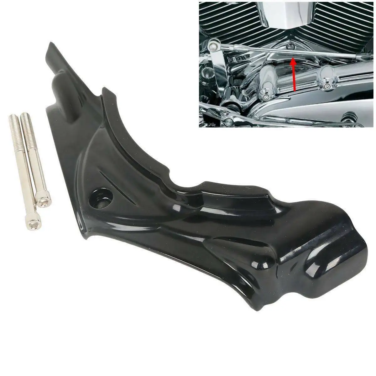 Боковая крышка цилиндра мотоцикла для Harley Touring Electra Glides Road Glide King Street 2007-2016 Dyna 2006-2017