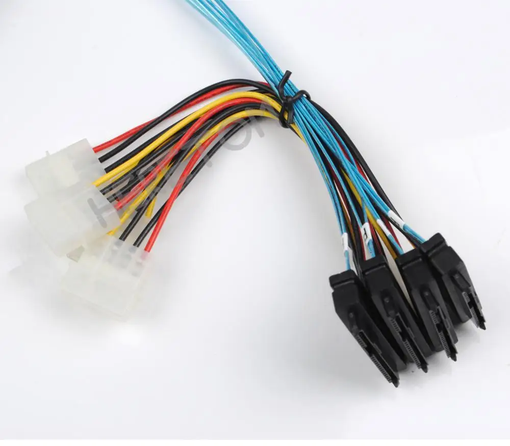 Адаптер для внутреннего кабеля HD Mini SAS SFF8643 с хостом 4x29Pin SFF8482 шнур адаптера