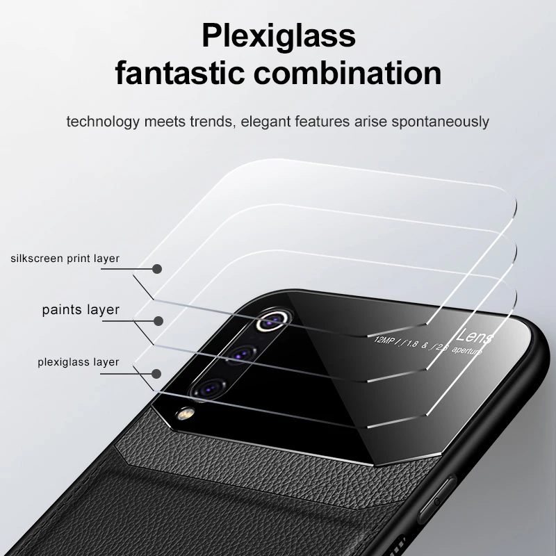 Кожаный чехол для xiaomi redmi note 8 pro зеркальный защитный объектива камеры mi 9 t xiomi mi9t