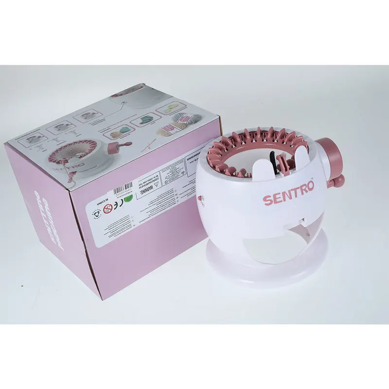 22 иглы ручной работы шерсть Вязание машина цилиндр ШЕРСТЬ ткацкий станок вязки шарф свитер шляпа носки для