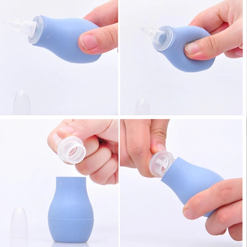 

New Born Silicone Baby Safety Nose Cleaner Vacuum Suction Children Nasal Aspirator New Baby Care Diagnostic-tool Vacuum Sucker