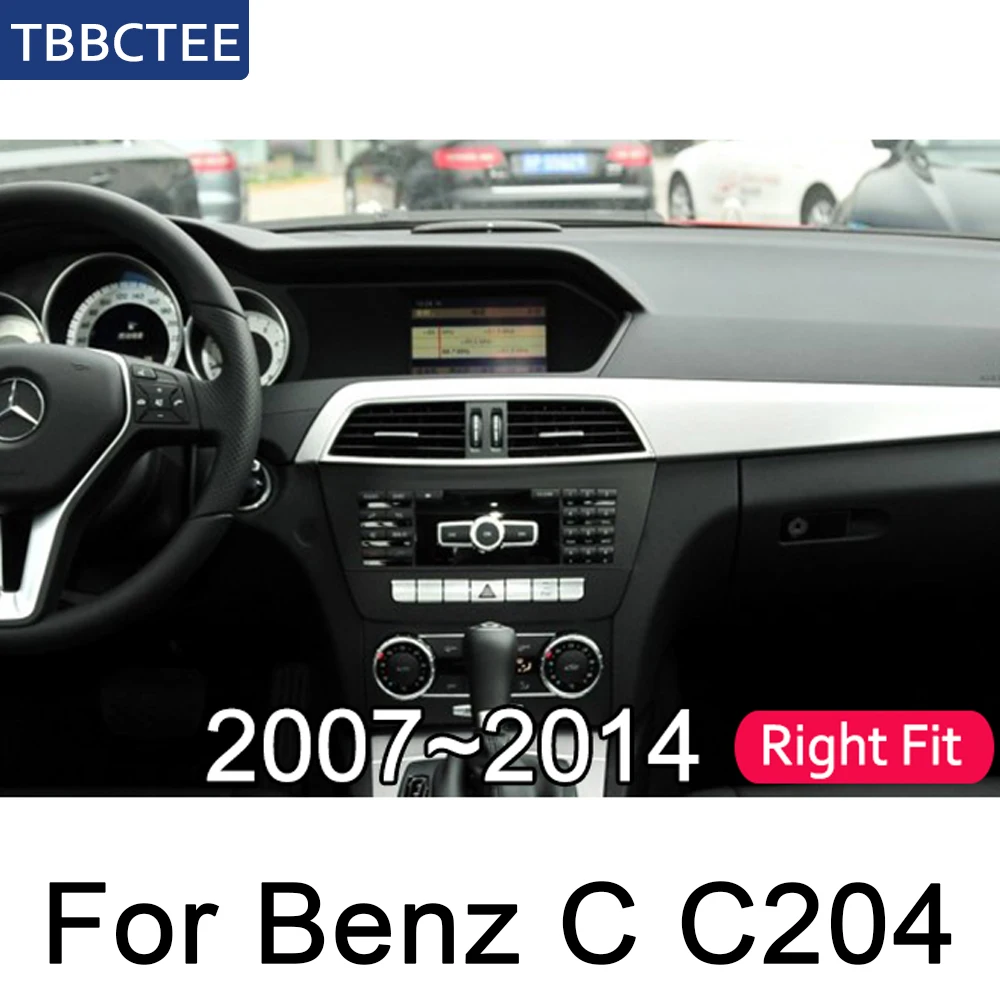 Для Mercedes Benz C Class W204 2007~ Автомобильный мультимедийный Android Авто Радио автомобильный проигрыватель с радио и GPS Bluetooth WiFi Зеркало Ссылка карта