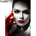 5D алмазная живопись Женщины Полная работа квадратная круглая Алмазная вышивка мозаика Стразы Красота Сексуальные губы Набор для вышивки крестиком Декор