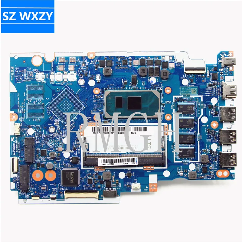 

S145-14IIL For Lenovo Ideapad S145-14IIL V14-IIL Laptop Motherboard i3-1005G1 CPU 4G RAM GS44D GS54D NM-C711 5B20S43836 DDR4