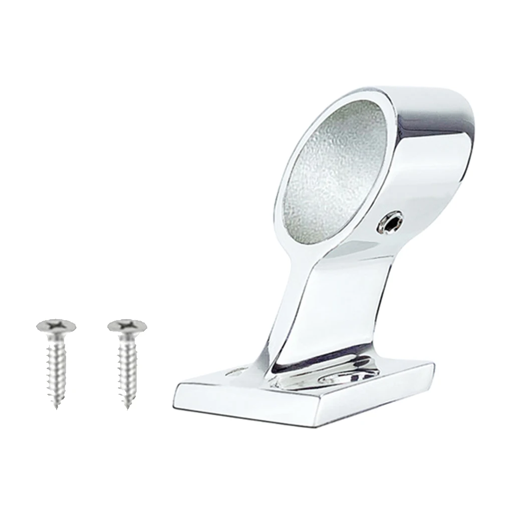 

316 Stainless Steel Marine Boat Yacht Hand Rail Fitting Left End Stanchion 25mm