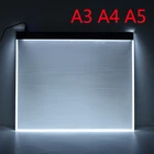 Elice A3 A4 A5 ультратонкий светодиодный цифровой графический коврик для рисования USB СВЕТОДИОДНЫЙ светильник планшет для рисования электронная художественная живопись Wacom