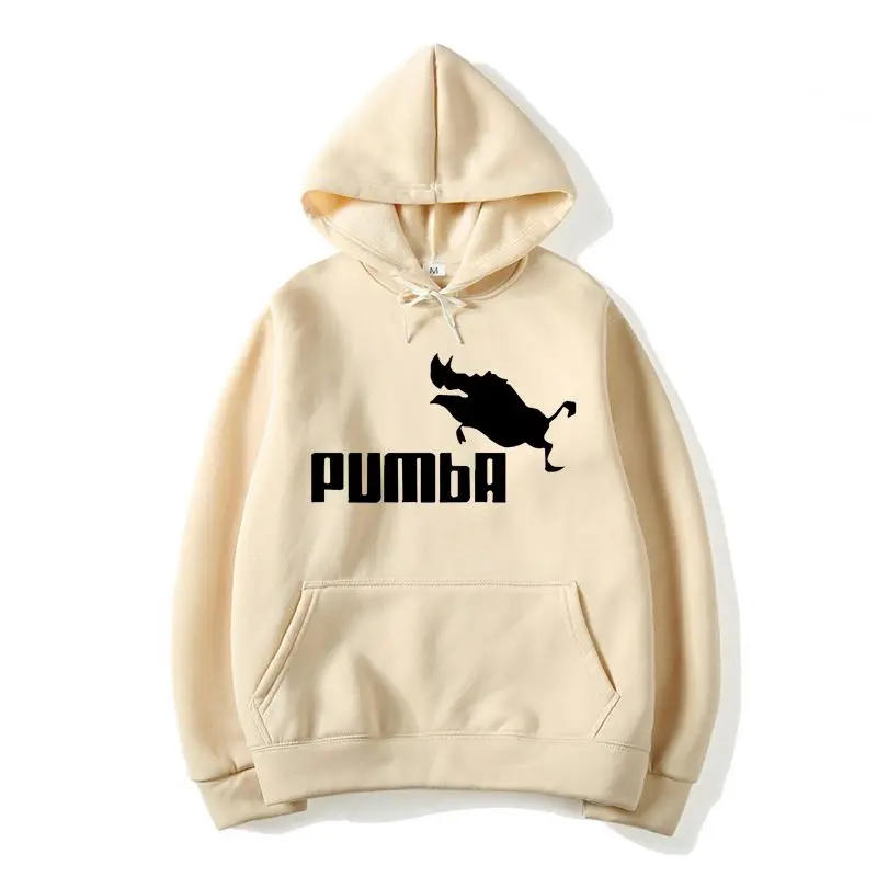 2019 Горячие Забавные милые толстовки для мужчин и женщин Pumba толстовка модная