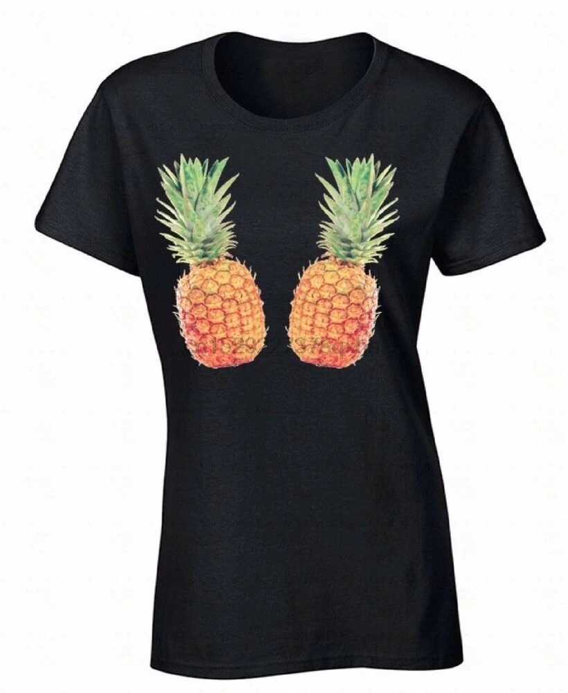 Гавайская женская футболка с ананасами фруктами и ананасами|Мужские футболки| |