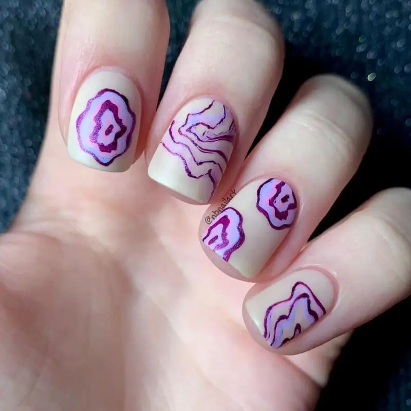 Прямоугольные пластины BORN PRETTY для стемпинга ногтей из нержавеющей стали