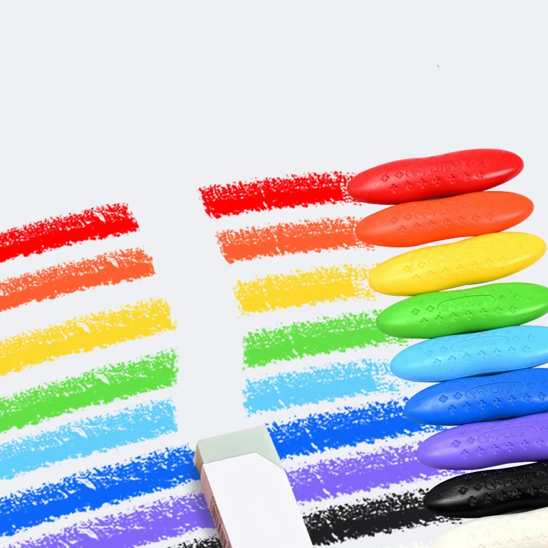 

Children's Peanut Crayons 12/24 Color Safe Non-Toxic Drawing Painting Water-Soluble Brush Paint Not Dirty Hands Can Be Washed