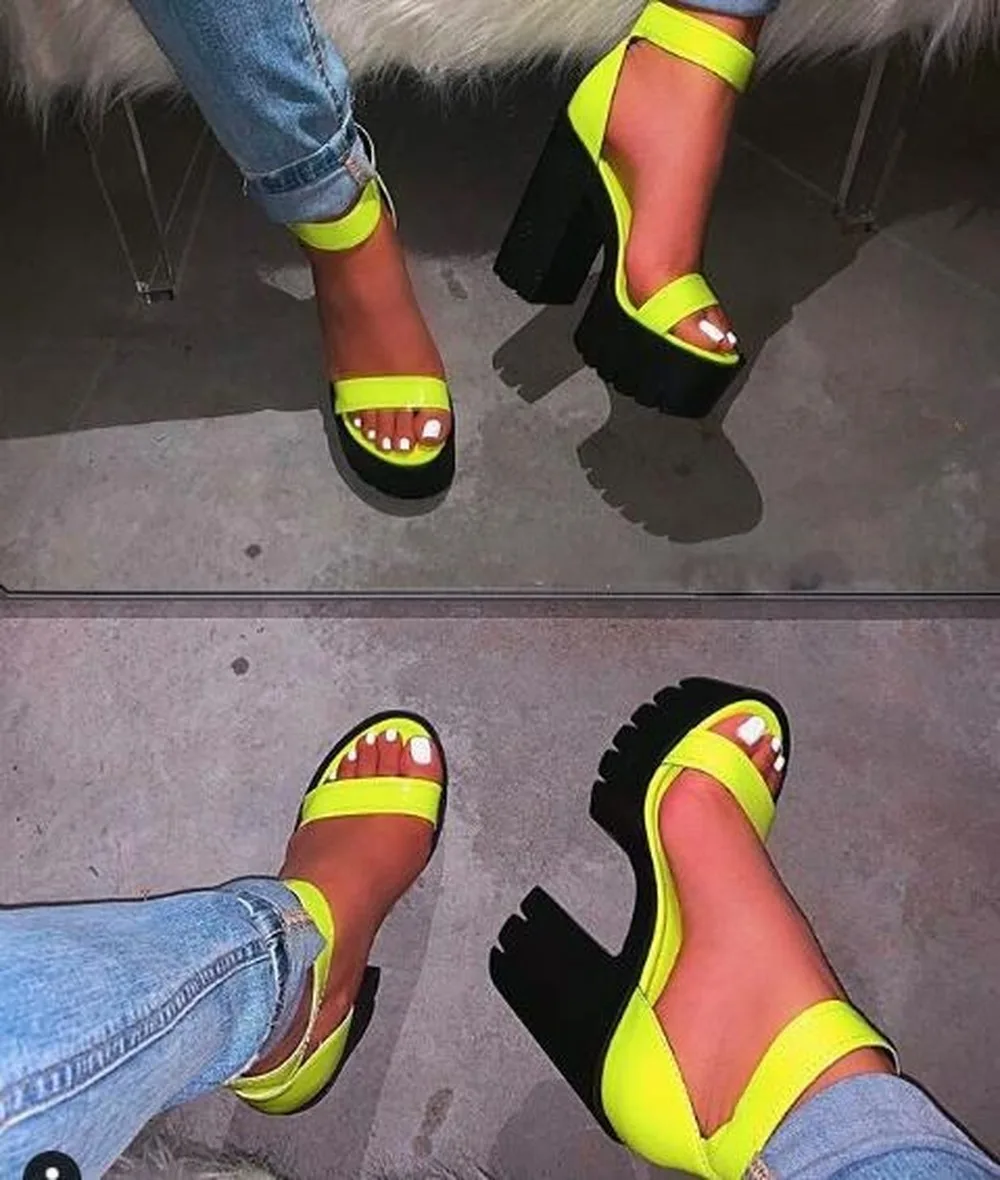 Неоновые розовые женские уличные сандалии карамельные тапочки 2020 летние модные