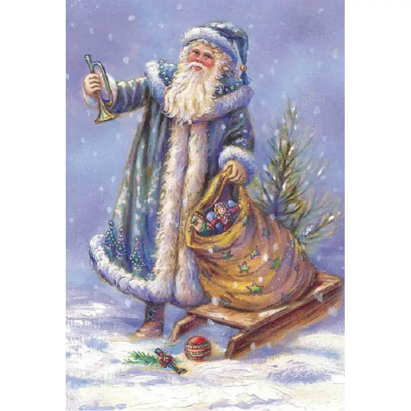 

5D DIY Diamond Embroidery Santa Claus Diamond Painting Cross Stitch Home Decor Full Mosaic Crafts rhinestones Needlework