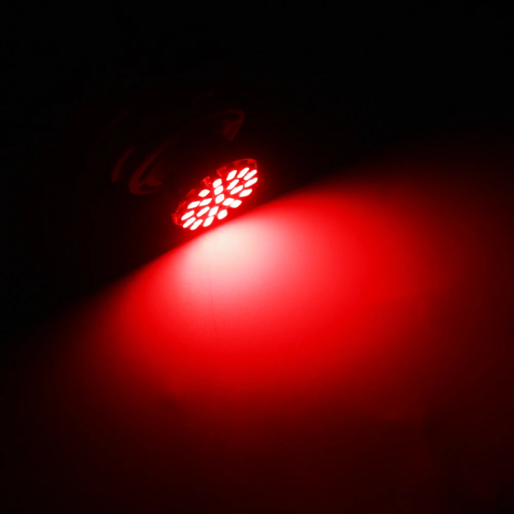10 шт 24V 1206 22 SMD светодиодные лампы 1156 BA15S P21W 1157 BAY15D P21/5 Вт S25 Авто Сигнал поворота, стоп-сигналы Белый индикатор 176LM автомобиля - Испускаемый цвет: Красный