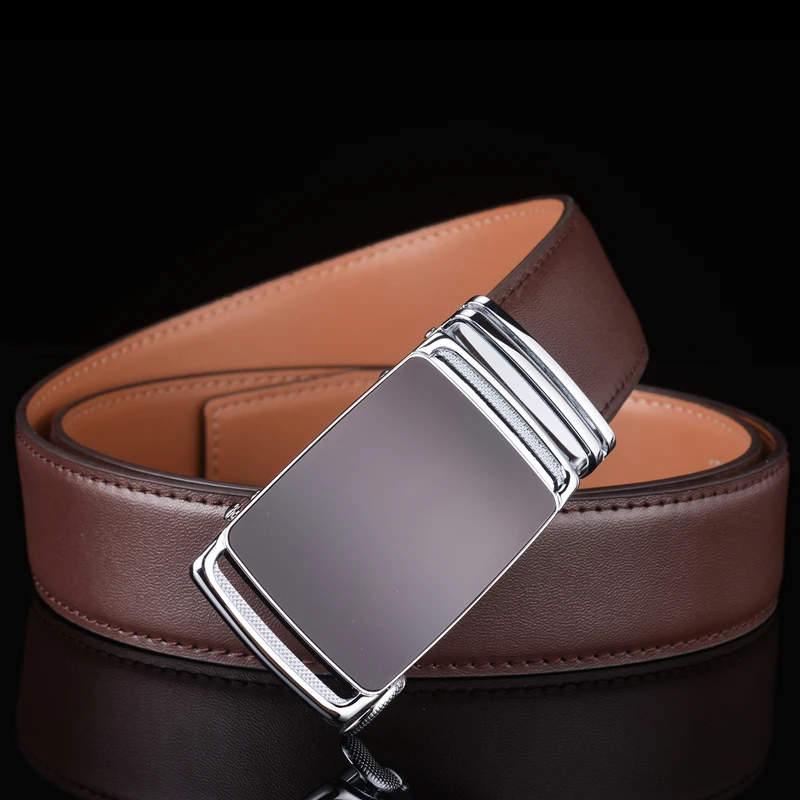 

Plyesxale Mens Luxury Belts 2020 Mens Leather Belts With Buckle Brand Fashion Automatic Belt Genuine Leather Strap Male G46