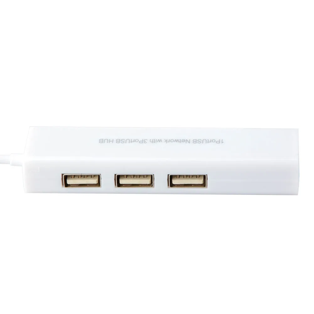 USB Ethernet с 3 портами usb хаб 2 0 RJ45 Lan сетевая карта в адаптер для Mac iOS Android ПК RTL8152