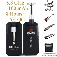 wp 5g wireless 5 8ghz guitar system rechargeable audio transmitter for electric guitars amplifier guitar accessories