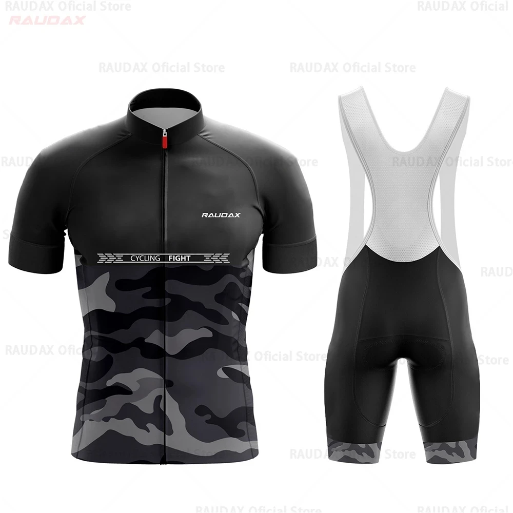 

Raudax-Camiseta de Ciclismo para hombre, pantalones cortos para bicicleta, 19D, 2021