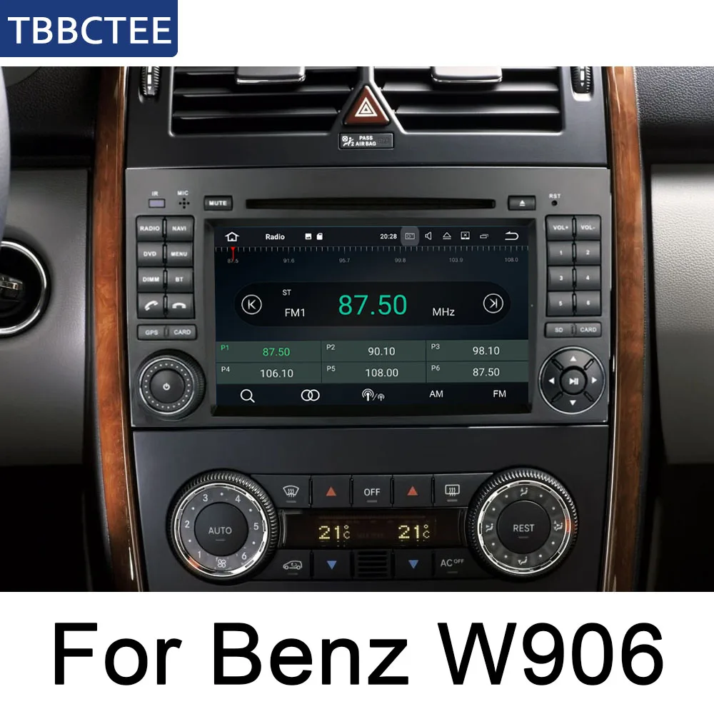 Android для Mercedes Benz W906 2006 ~ 2012 NTG автомобильный DVD плеер с JPS и навигацией навигация WiFi