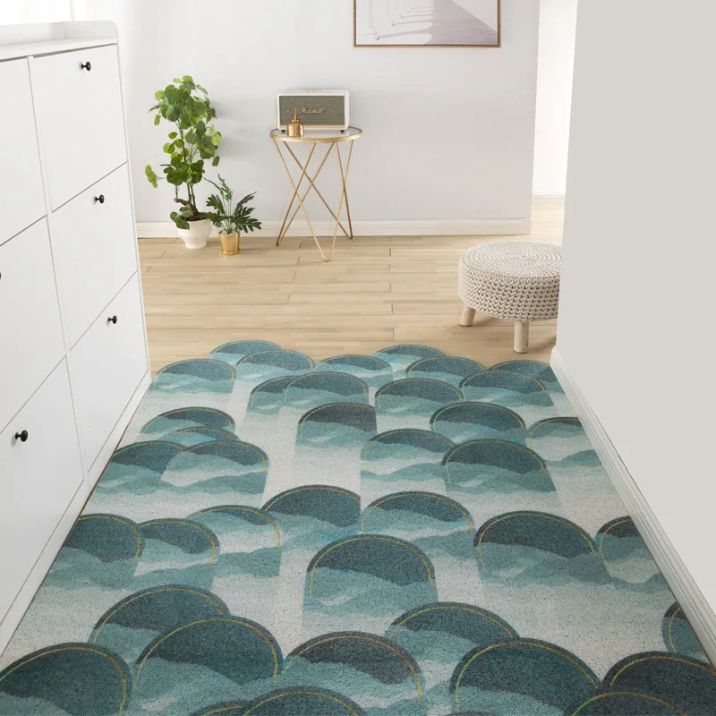wave pattern doormat carpet corridor hallway living room bedroom bathroom indoor outdoor mats carpet non slip cuttable doormat free global shipping
