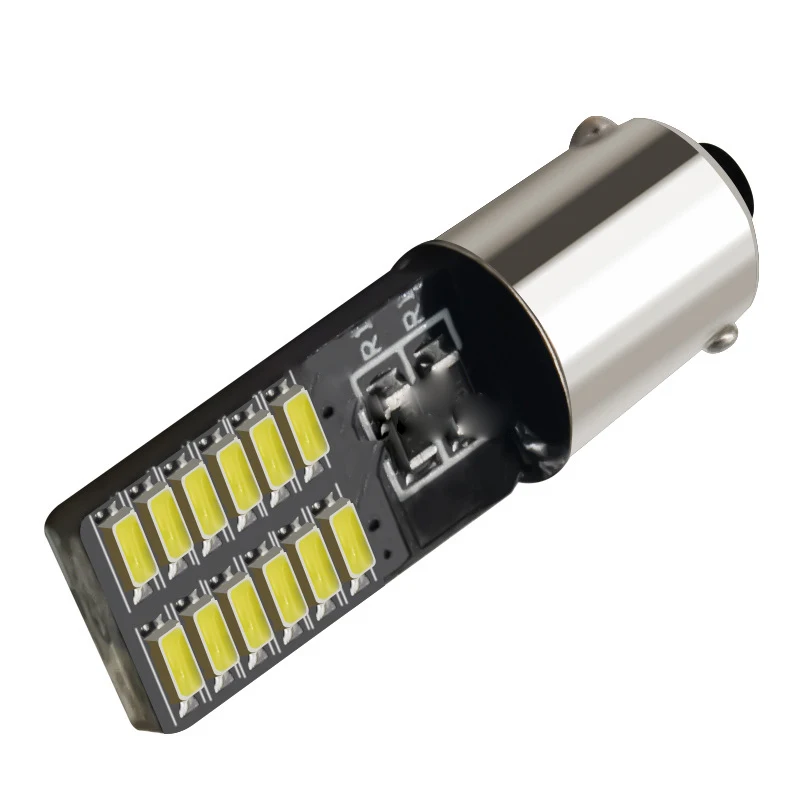 1 шт. T4W BA9S Canbus светильник неполярный 24SMD 4014 светодиодная безотказсветодиодный