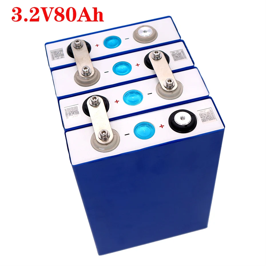 2020 Новый 8 шт. 3 2 V 80Ah lifepo4 батарея не 120ah 24V80Ah for EV RV аккумулятор diy солнечной ЕС и США