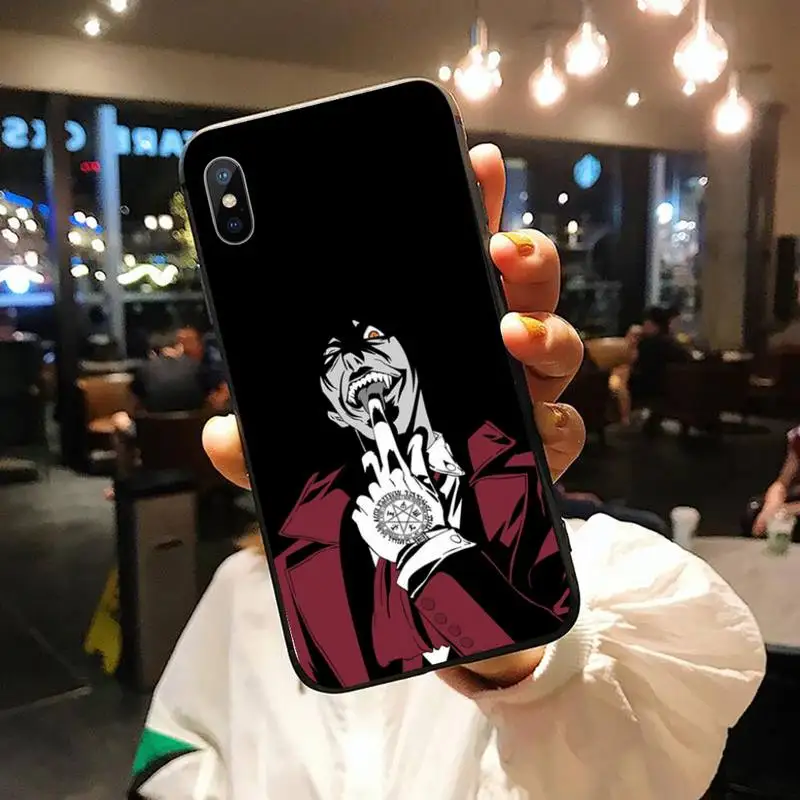 

Anime Hellsing Alucard Fan high quality luxury Phone Case shell for iPhone 11 12 pro XS MAX 8 7 6 6S Plus X 5S SE 2020 XR