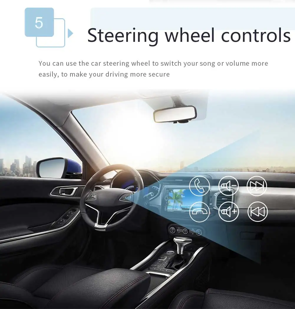 2 Din Android GPS автомобильный радиоприёмник 8802 Универсальный мультимедийный плеер 7