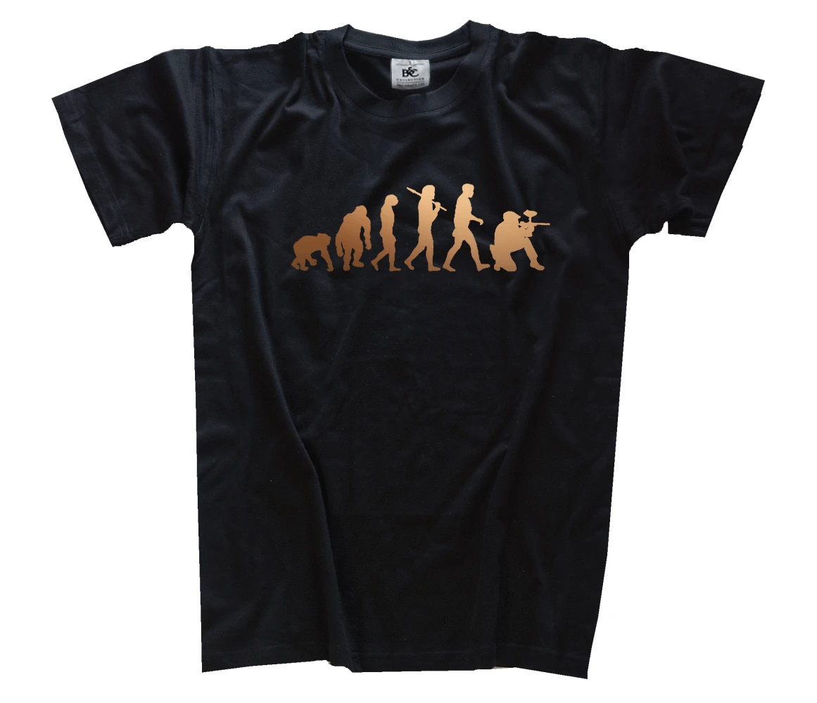 Бронзовое издание Пейнтбол Gotcha Softair Evolution футболка S XXXL |