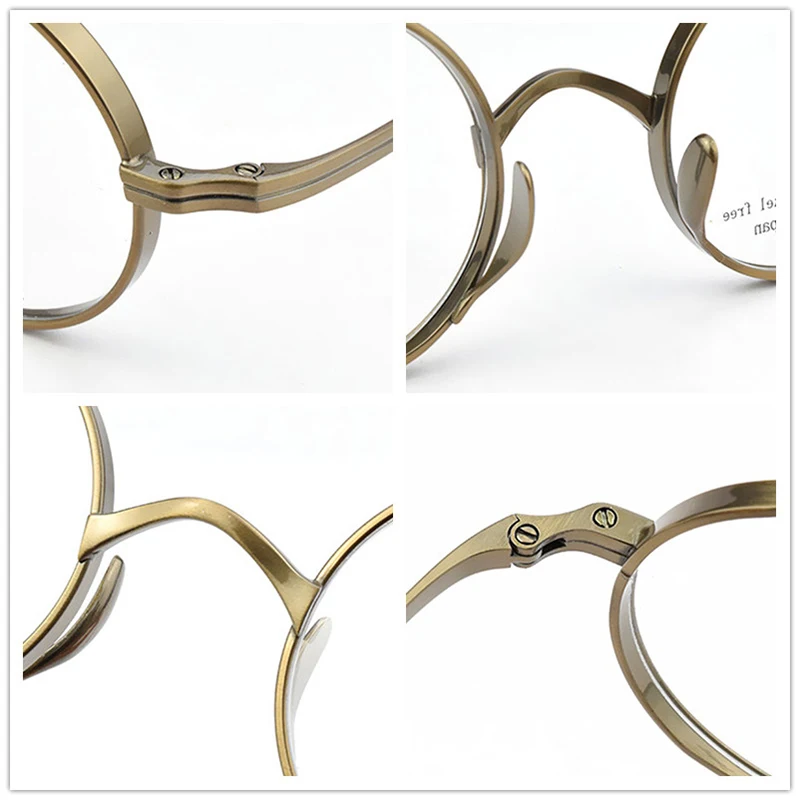 2020 брендовые круглые титановые очки мужские по рецепту винтажные для