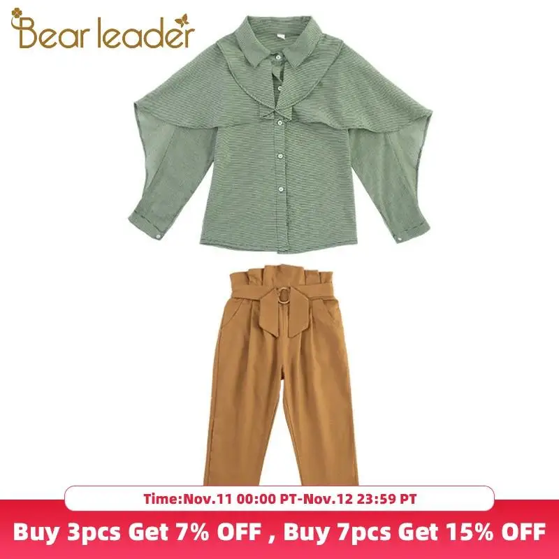 Комплект одежды для девочек Bear Leader осенний комплект из двух предметов: тонкая