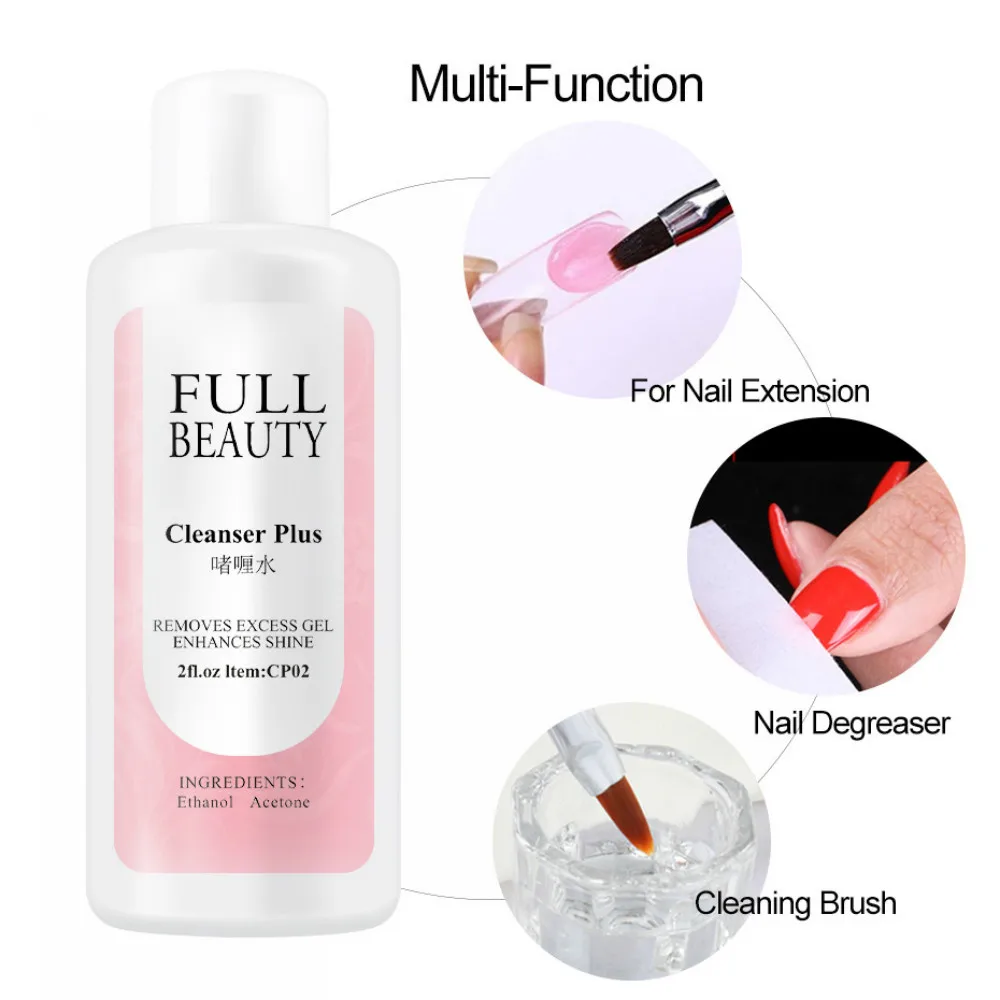 

35ml Liquid Slip Solution Gel Nail Polish Acrylic Gel For Extension Quick Builder Cleanser Plus Tools For Manicure Bursh Cleaner