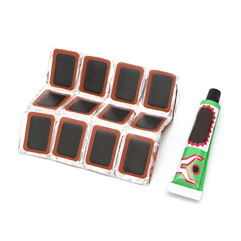 48 шт. пластыри для велосипедных шин Ремонтный клей резиновая трубка набор