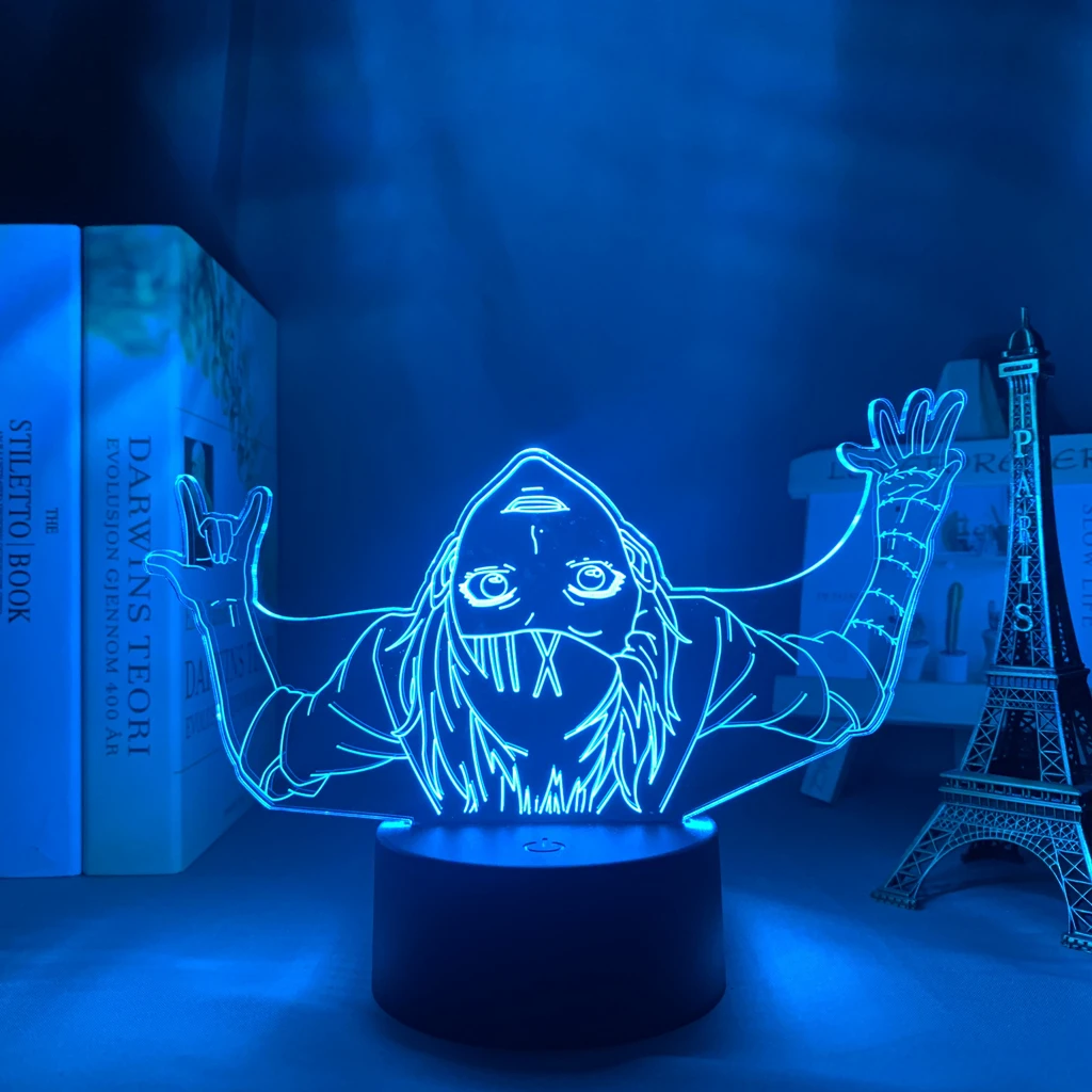

Anime Tokyo Ghoul Juuzou Suzuya 3d Lamp for Bedroom Decor Nightlight Cool Birthday Gift Tokyo Ghoul Led Night Light Juuzou