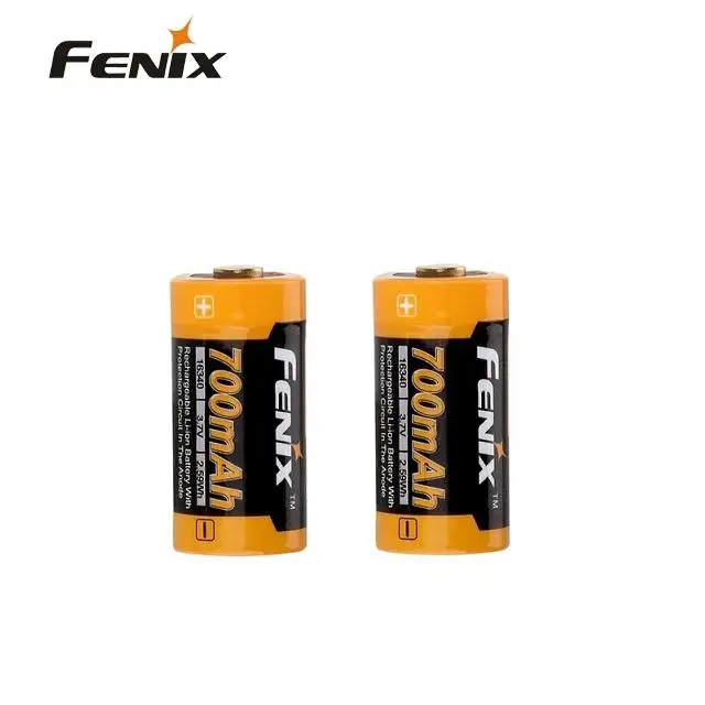 Fenix ARB-L16-700 3,6 V 700mAh 16340 литий-ионная аккумуляторная батарея с защитой цепи - Цвет: 2pcs