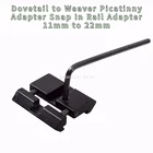 Адаптер Smartside с ласточкиным хвостом на планку Вивера Пикатинни, адаптер с направляющей 11 мм на 22 мм, тактические аксессуары для охоты