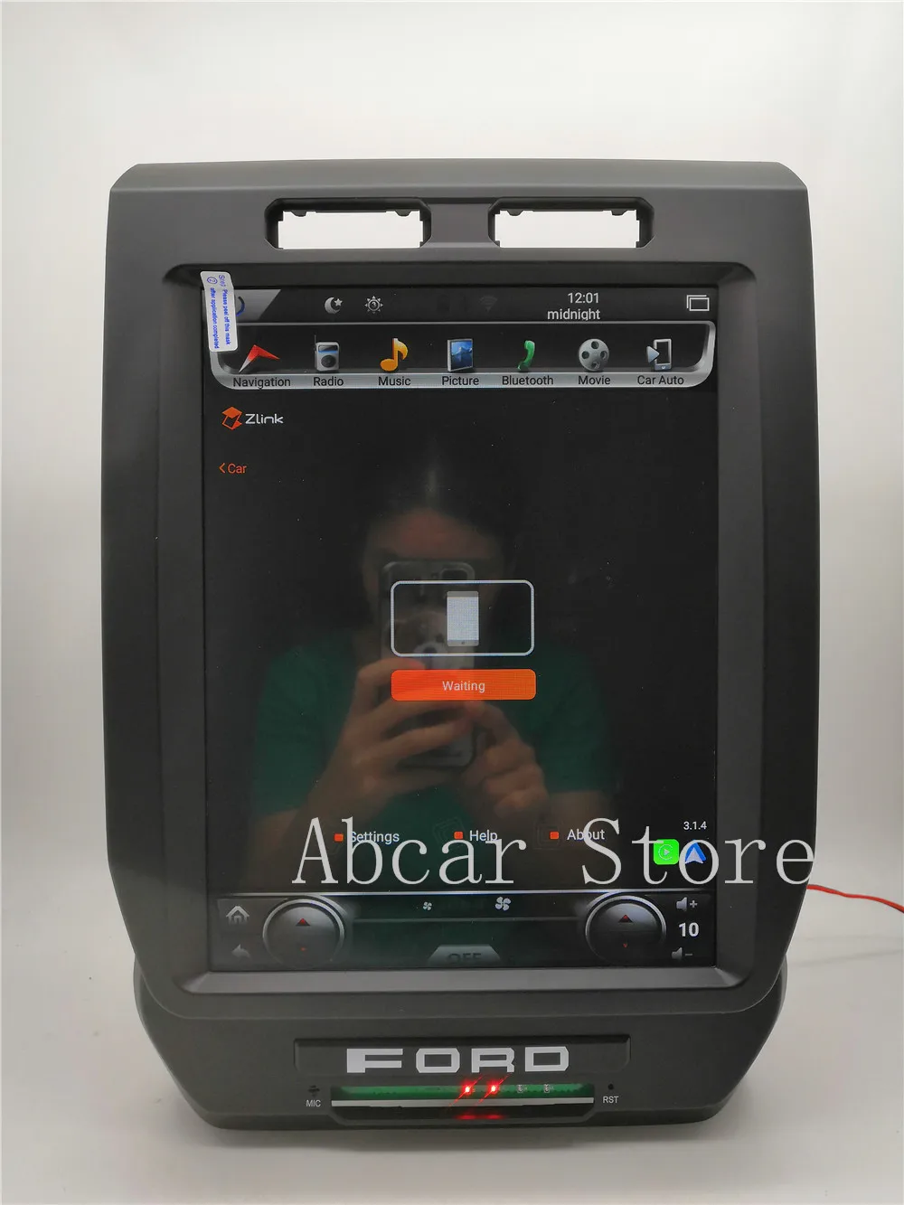 Автомобильный dvd плеер 12 1 в стиле Tesla Android 9 0 GPS навигация для Ford F150 2015 2018