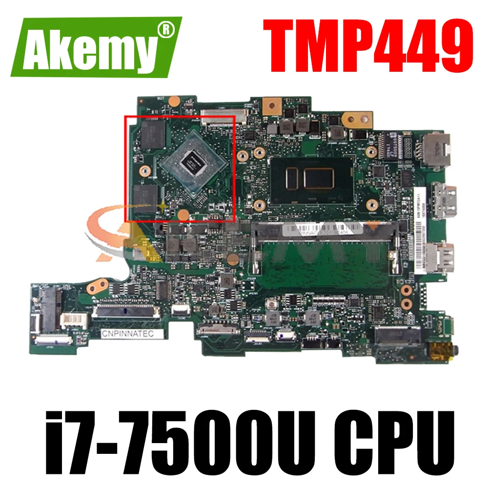 

For ACER Aspire TMP449 i7-7500U Notebook Mainboard PA4DB SR2ZV N16S-GTR-S-A2 DDR4 Laptop Motherboard