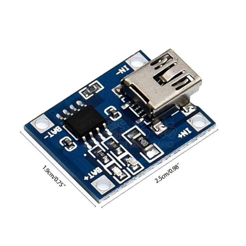 Новинка 2021 5 шт. Micro/Mini USB В 1A 18650 TP4056 модуль зарядного устройства литиевой батареи