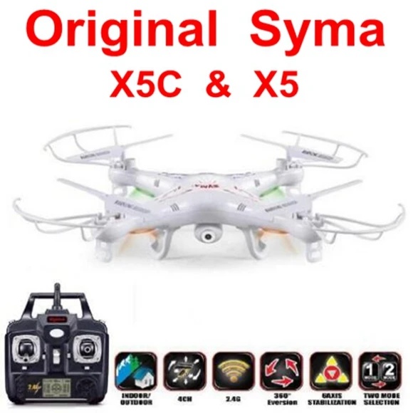 SYMA X5C (обновление версии) дрона с дистанционным управлением 6 Axis Дистанционное