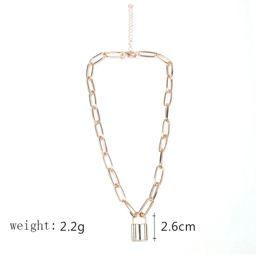 Женское Ожерелье из нержавеющей стали в стиле панк|Подвески| |