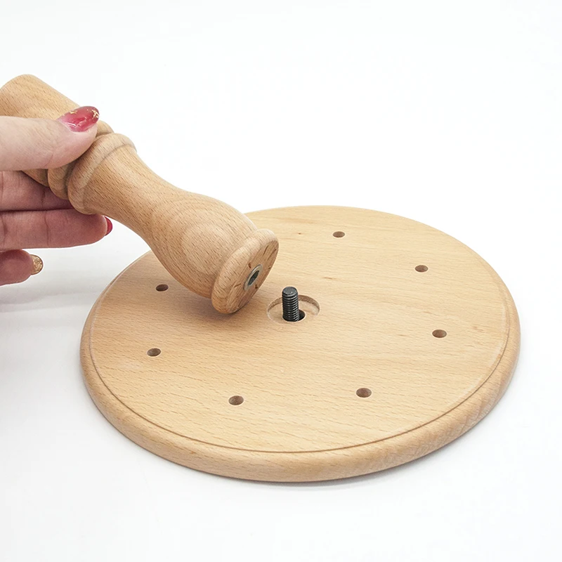 

8-Axis Home Type Solid Wood Shelf Spool Storage Rack Sewing Thread Rack Spool Thread Organizer for Sewing Embroidery