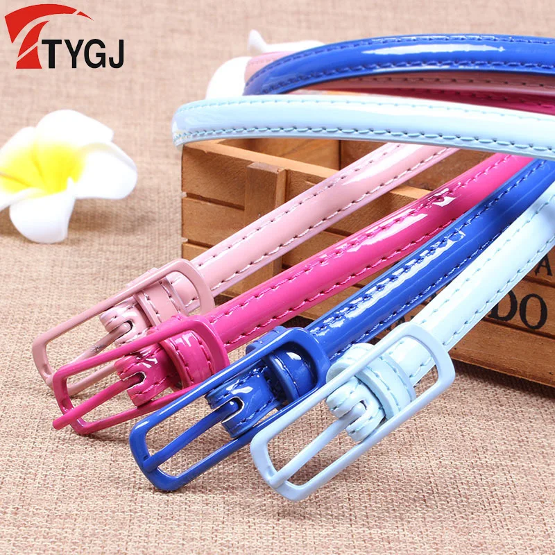 

PGM Korean Repair Waist Golf Belt Ladies Cnady Color Decorative Square Belt Sports PU Leather Pant Belt D0849