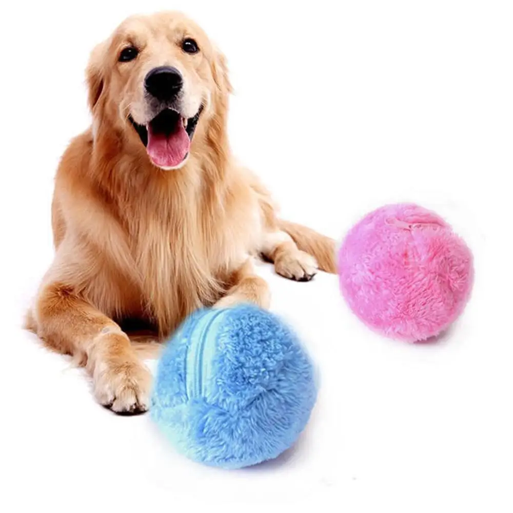 Household Cleaning Supplies Activation Ball Pet Plush Toy Floor Clean Cat Dog Puppy Toys Automatic Vacuum Cleaner | Дом и сад