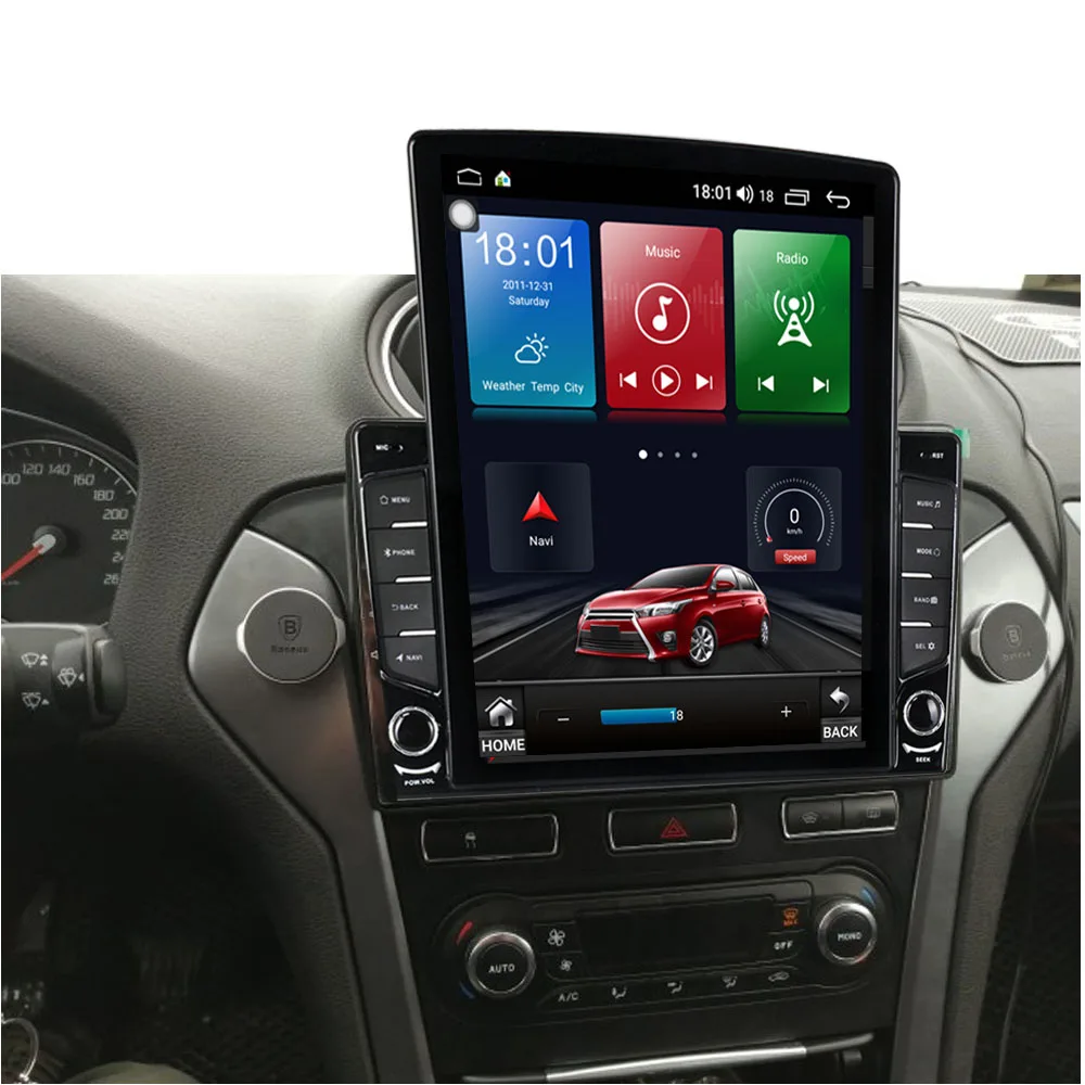 

Аудио радио Автомобильный мультимедийный IPS DSP Android 10 64 Гб Tesla плеер для Ford Mondeo 4 2010-2014 GPS Navi Head Unit