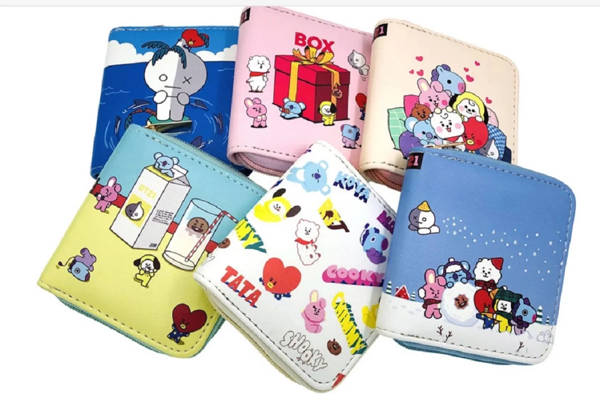 Jcbtshпуленепробиваемый Молодежный Кошелек для монет GroupCartoon сумка-клатч хранения