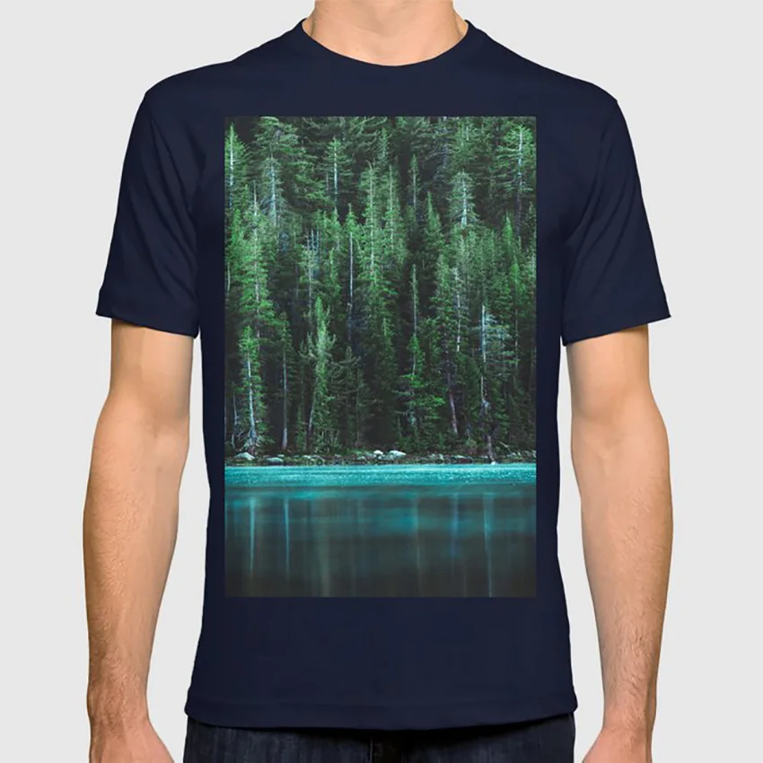 Лес 3 футболка hdr фильм дерево природа пейзаж сосны сосновый лес искусство река