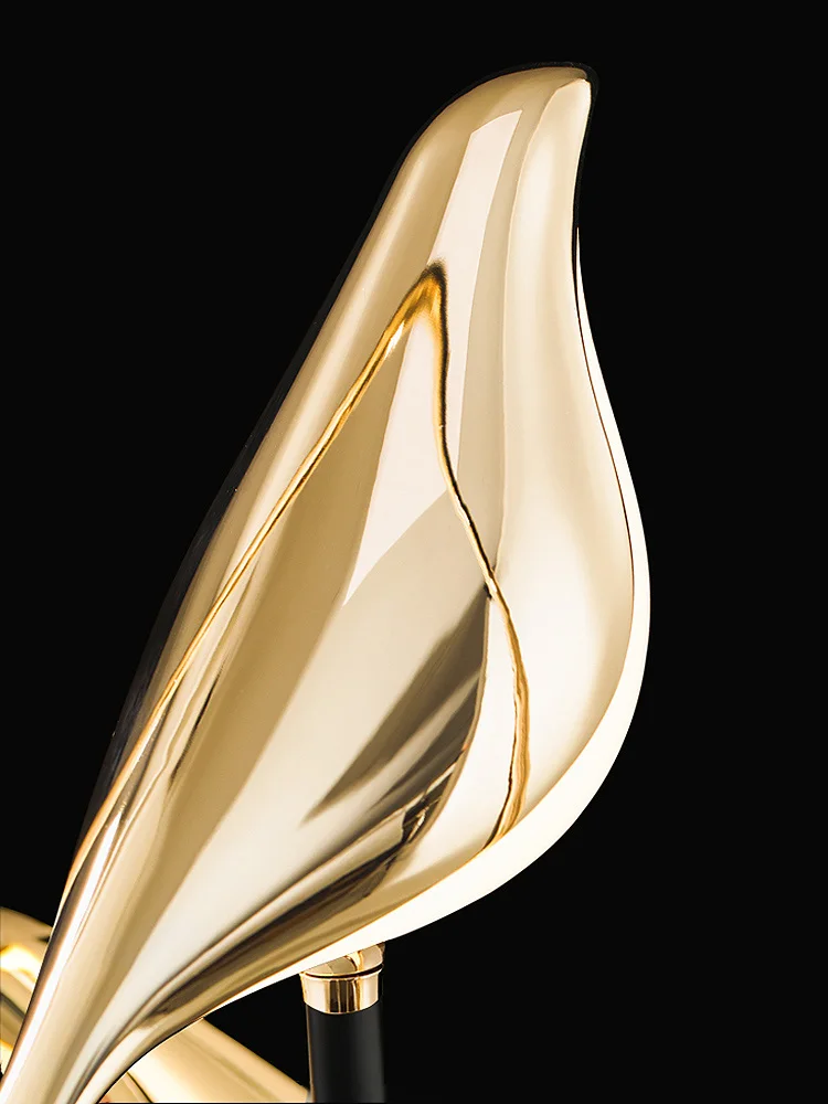 Фойе Ресторан светодиодный Люстра золото сорока птица украшения дома