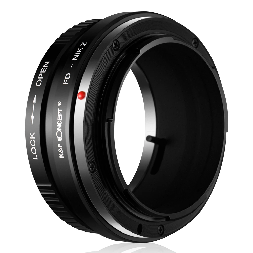 K&ampF Concept Lens Mount Adapter for Canon FD FL to Nikon Z6 Z7 Camera | Электроника
