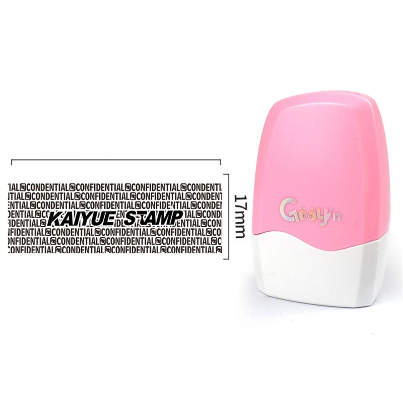 

Stamp Seal Roller Theft Protection Code Guard Your ID Confidentiality Package Private Information Confidential Seal